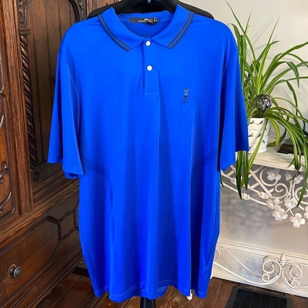 RLX Ralph Lauren Blue Golf‎ Polo Shirt Men's XL
